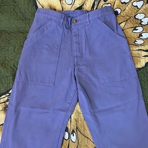 Faded grape work pants
